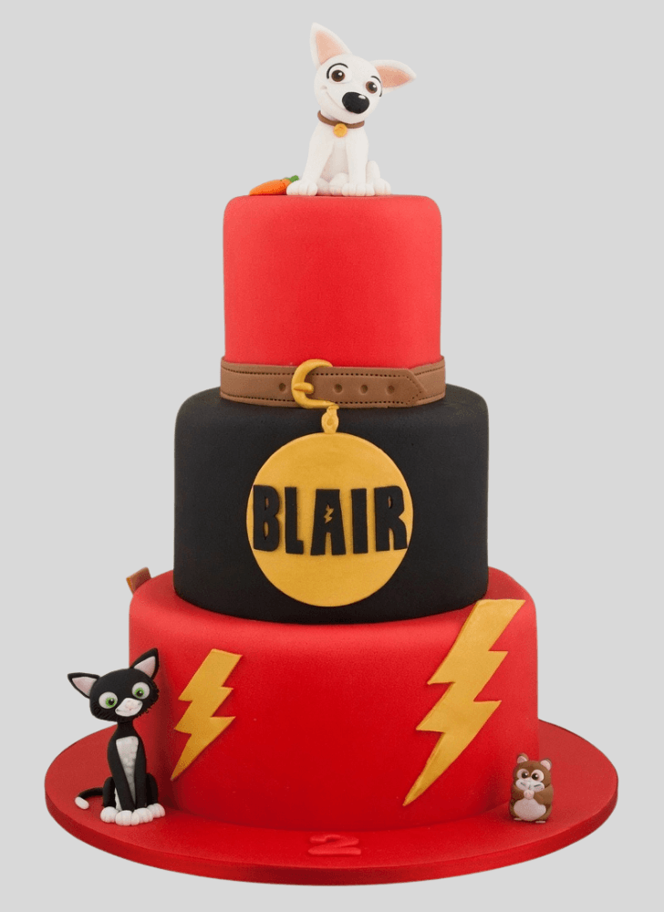 Fine Bolt Movie Cake