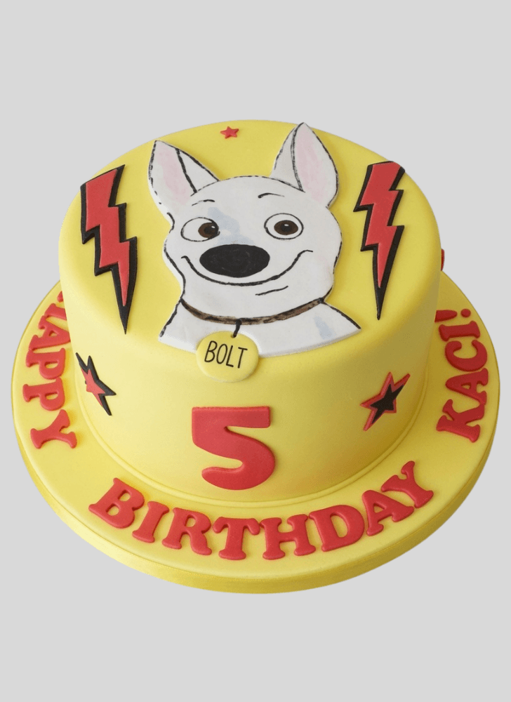 Gorgeous Bolt Movie Cake