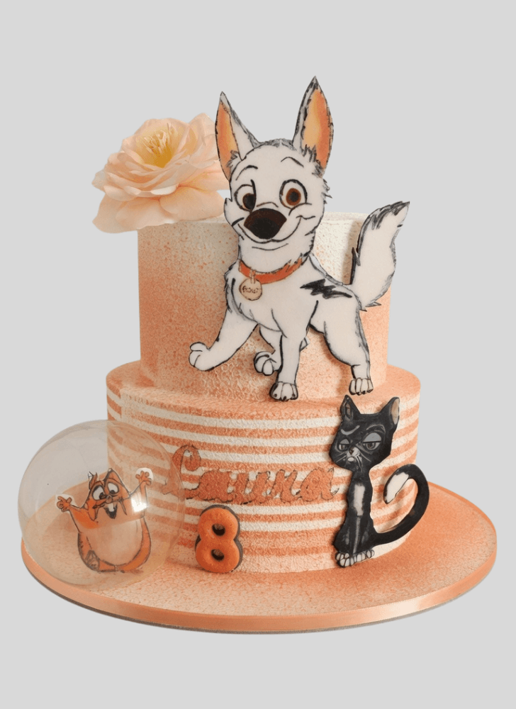 Handsome Bolt Movie Cake