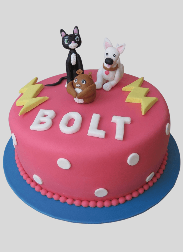 Mesmeric Bolt Movie Cake
