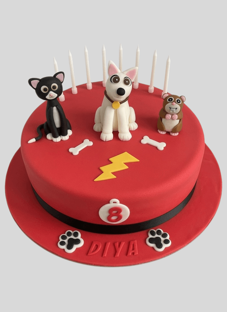 Wonderful Bolt Movie Cake Design