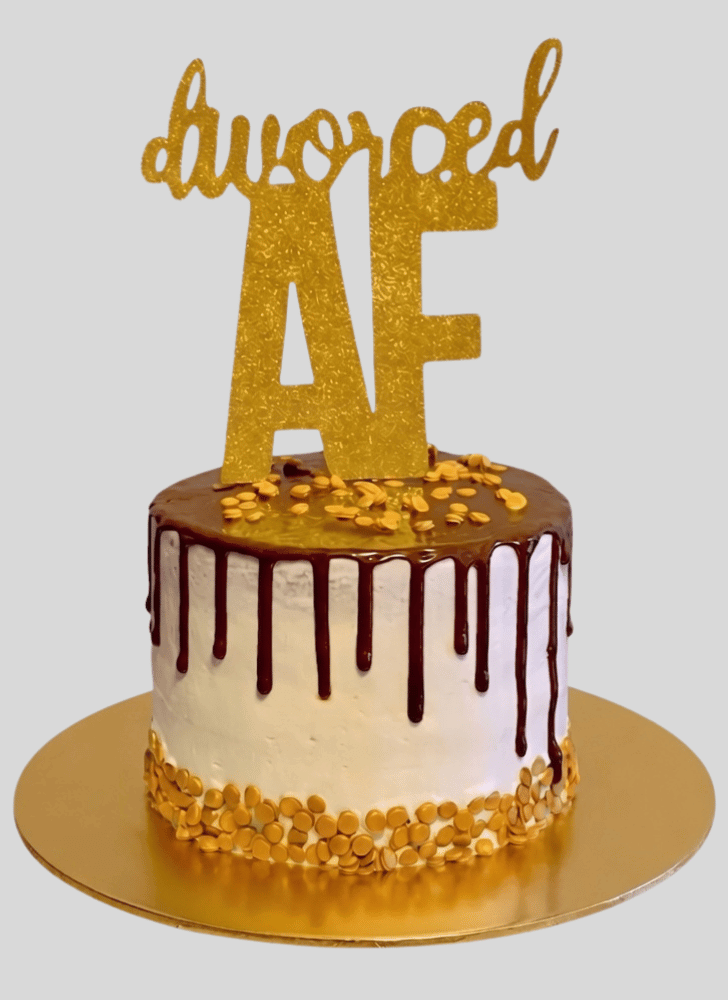 Angelic Divorce Cake