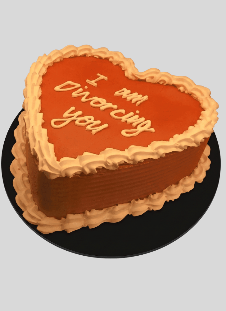 Charming Divorce Cake