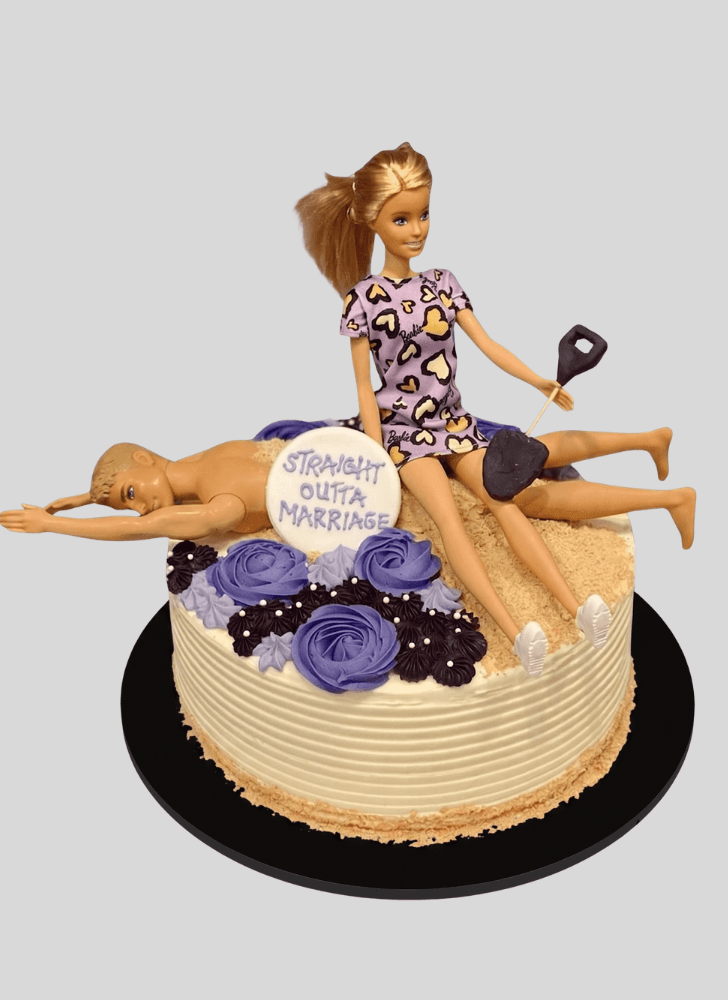 Delightful Divorce Cake