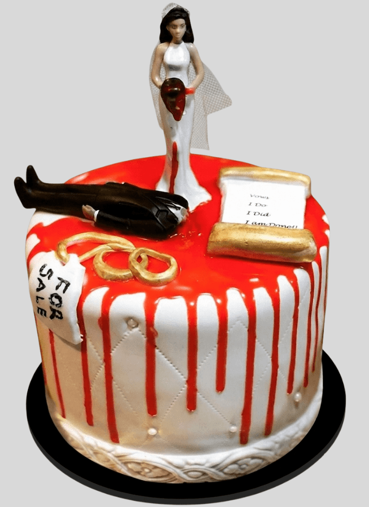 Graceful Divorce Cake
