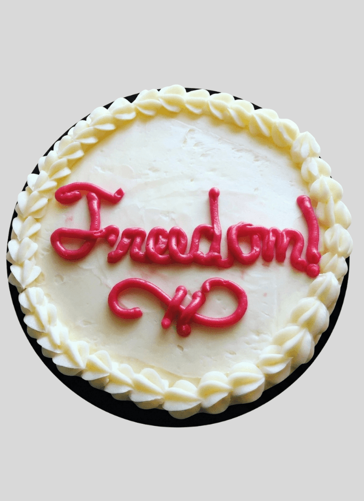 Lovely Divorce Cake Design