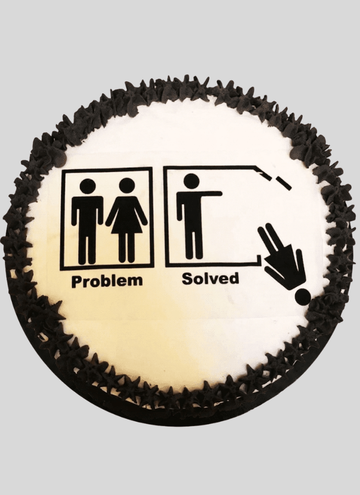 Magnetic Divorce Cake