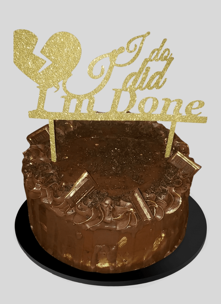 Magnificent Divorce Cake