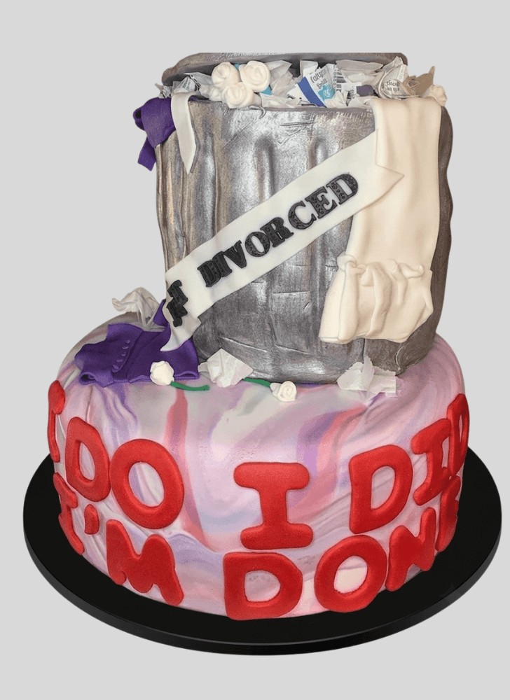 Marvelous Divorce Cake