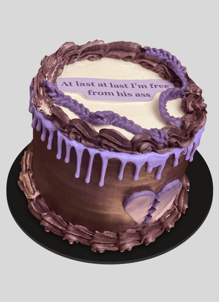 Nice Divorce Cake
