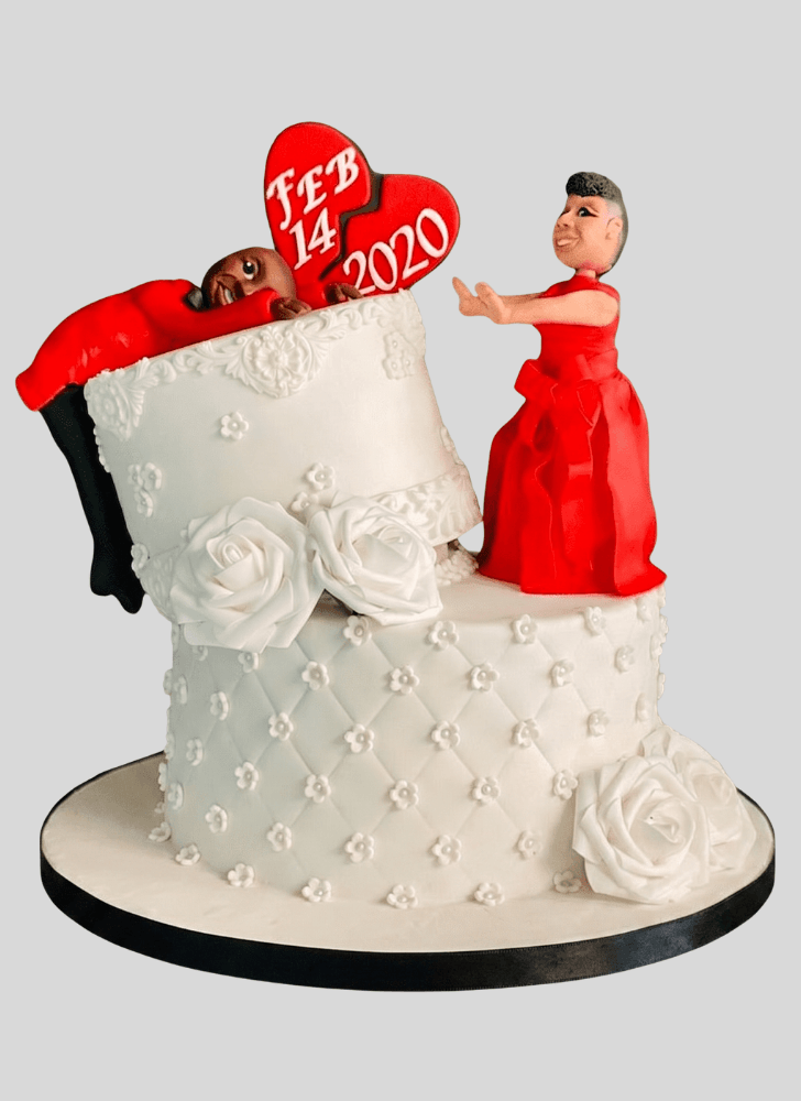 Pleasing Divorce Cake