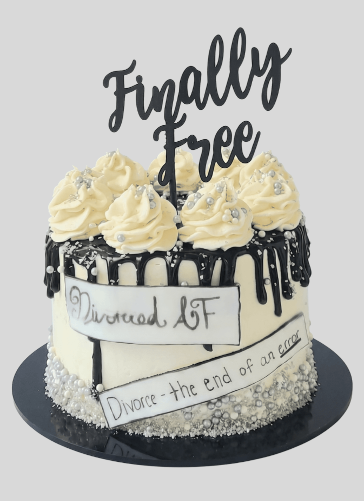 Radiant Divorce Cake