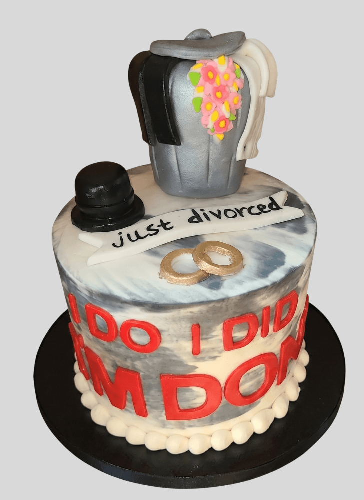 Ravishing Divorce Cake