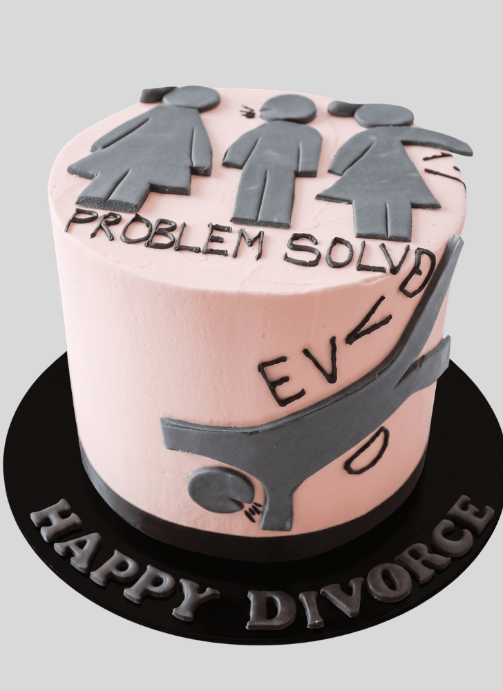 Splendid Divorce Cake