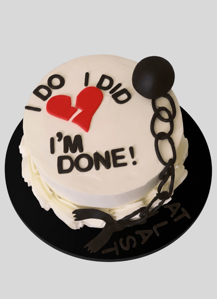 Stunning Divorce Cake