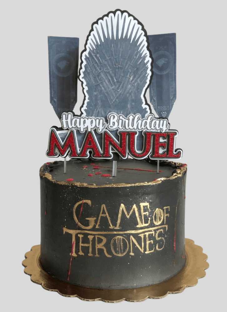 Angelic Game of Thrones Cake