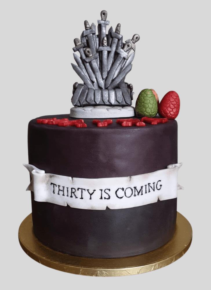 Appealing Game of Thrones Cake