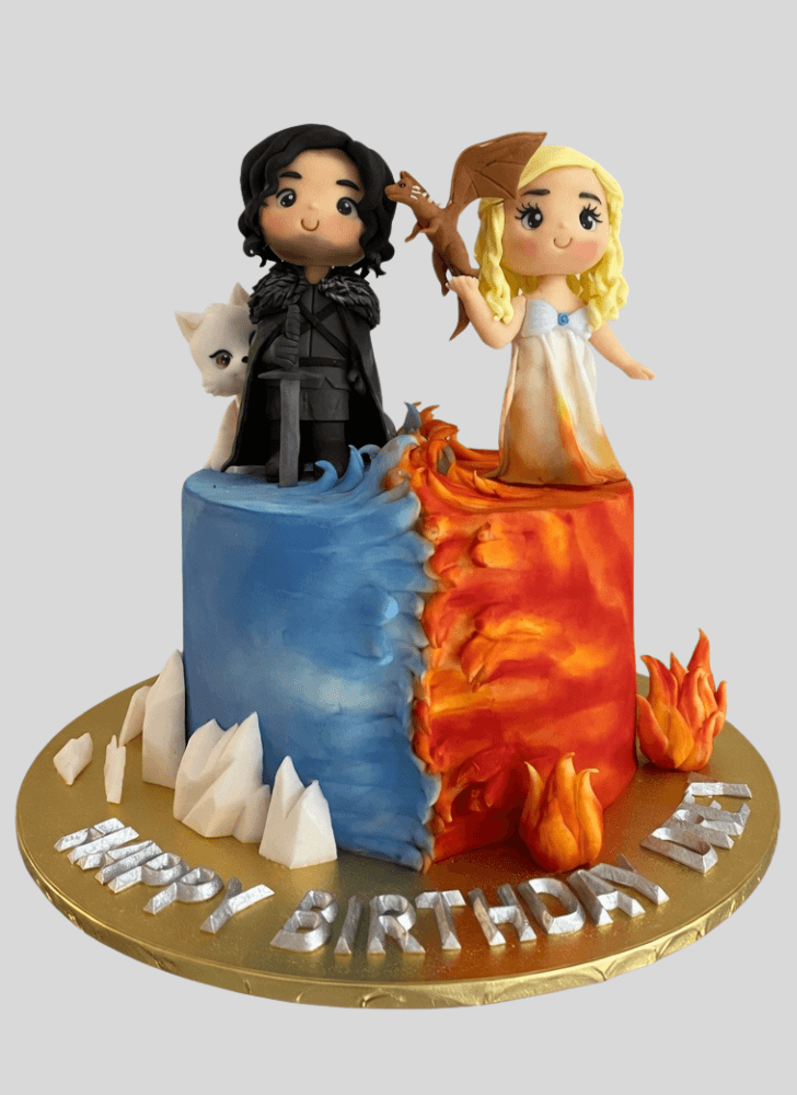 Comely Game of Thrones Cake