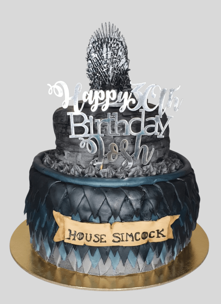 Elegant Game of Thrones Cake