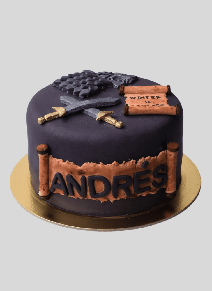 Graceful Game of Thrones Cake