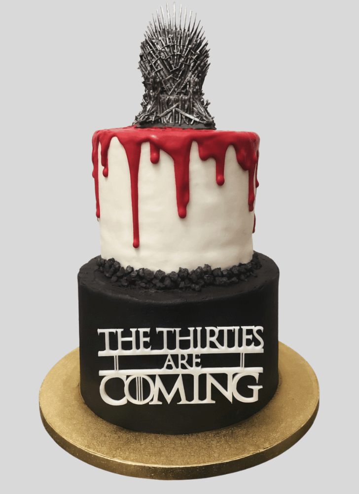 Pretty Game of Thrones Cake