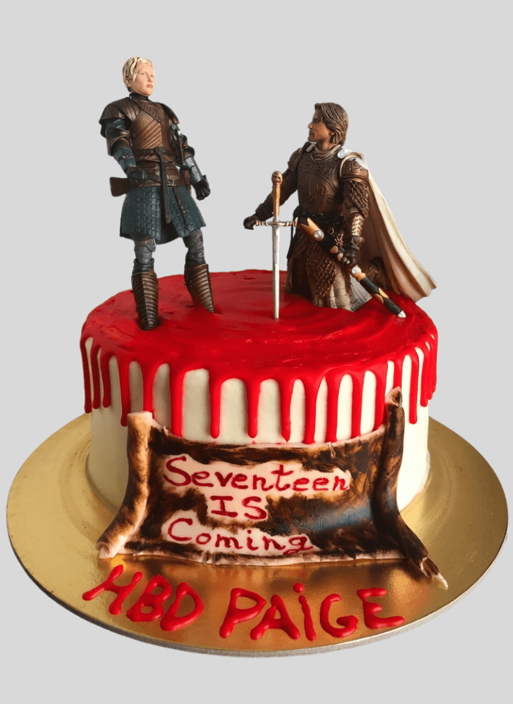 Shapely Game of Thrones Cake