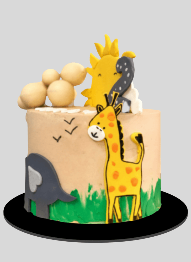 Alluring Giraffe Cake