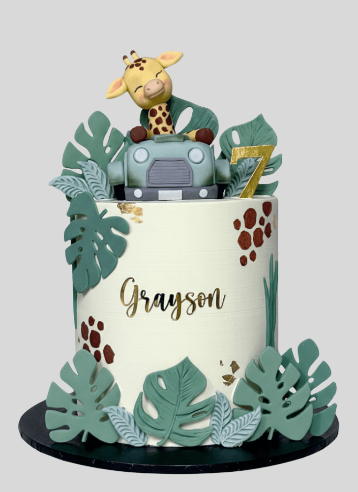 Beauteous Giraffe Cake