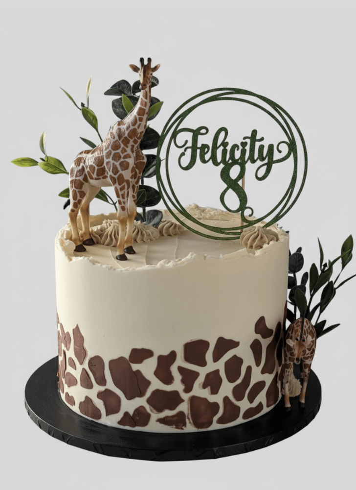 Charming Giraffe Cake