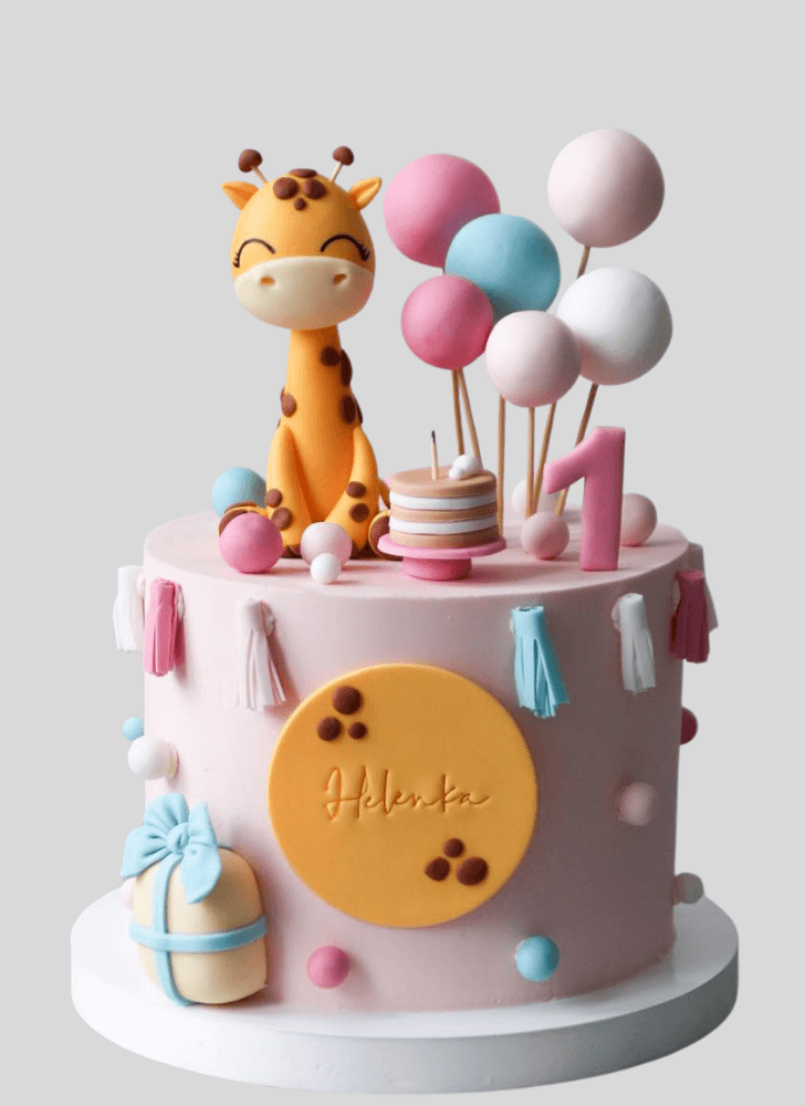 Cute Giraffe Cake