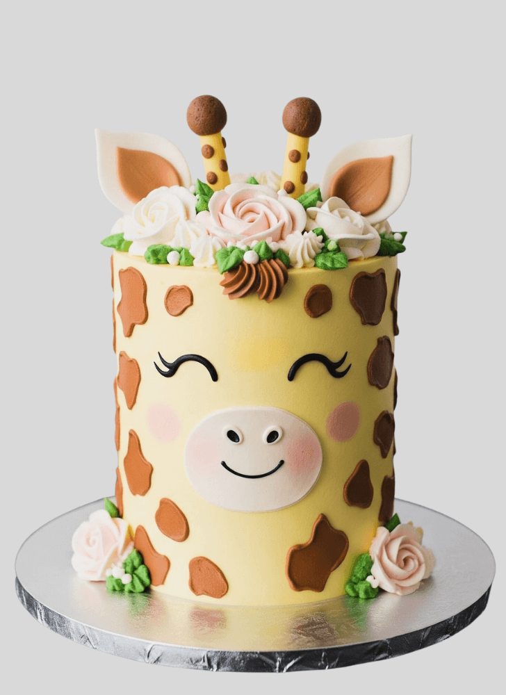 Dazzling Giraffe Cake