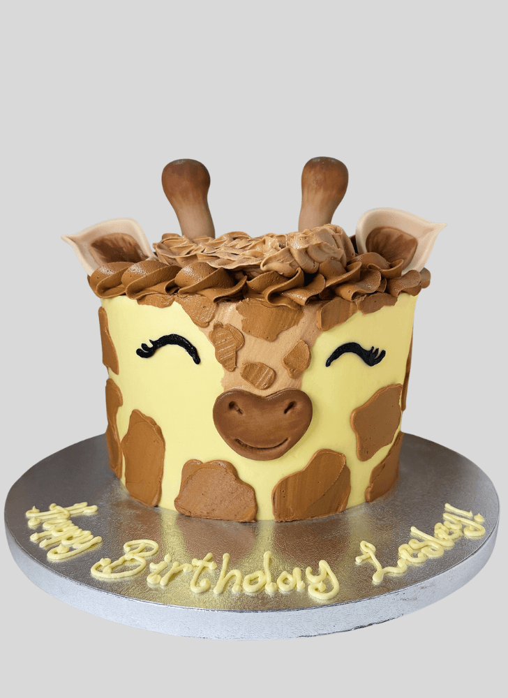 Fascinating Giraffe Cake