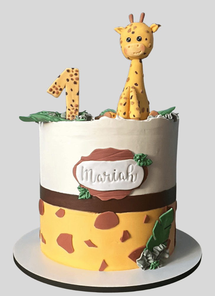 Gorgeous Giraffe Cake