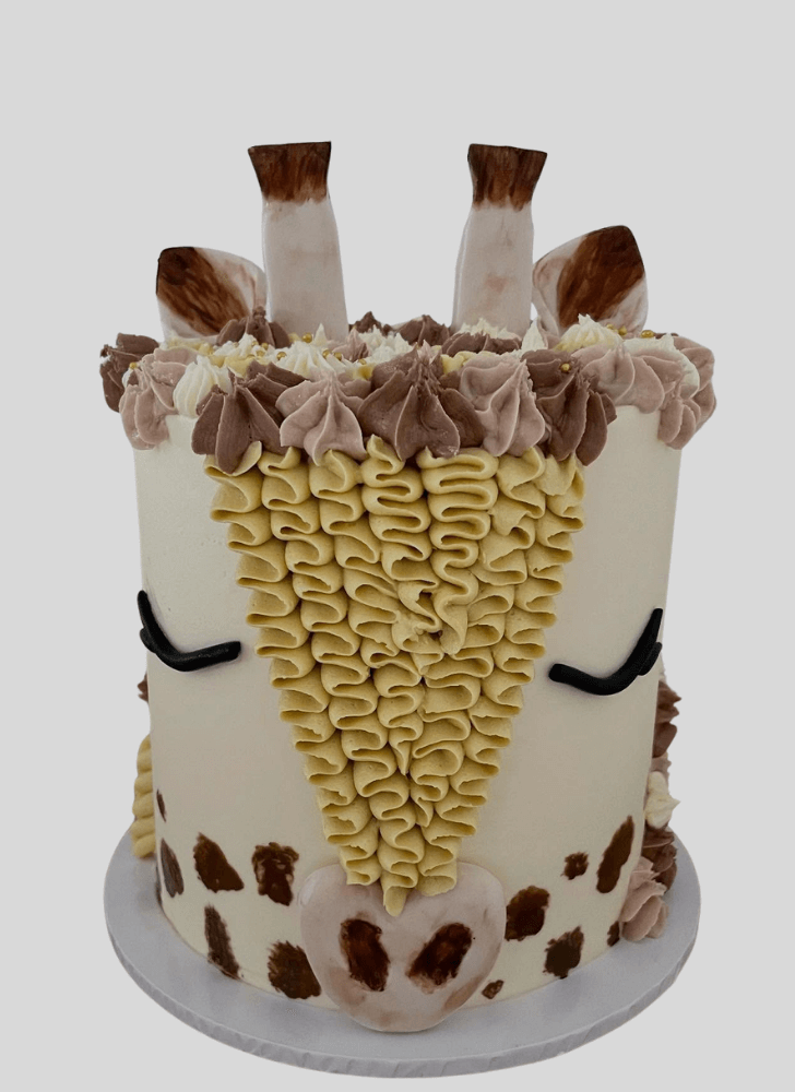Pretty Giraffe Cake