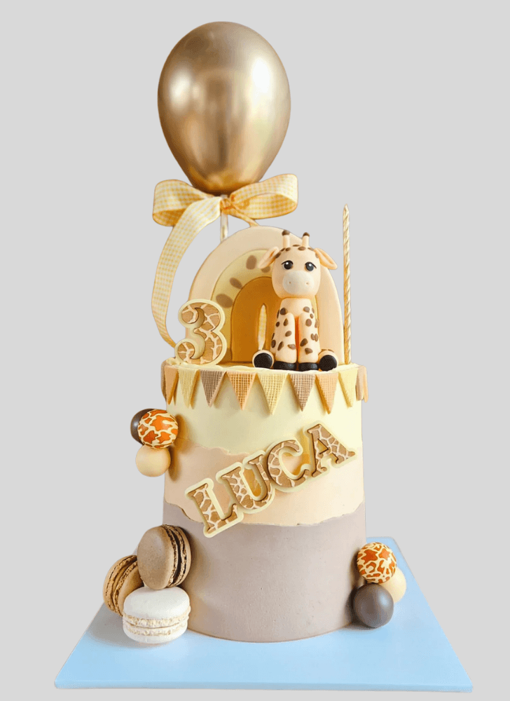 Resplendent Giraffe Cake