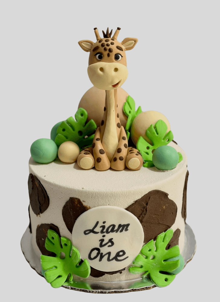 Shapely Giraffe Cake