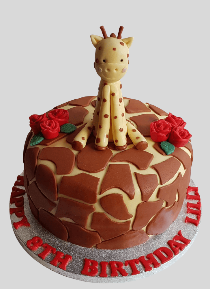 Wonderful Giraffe Cake Design