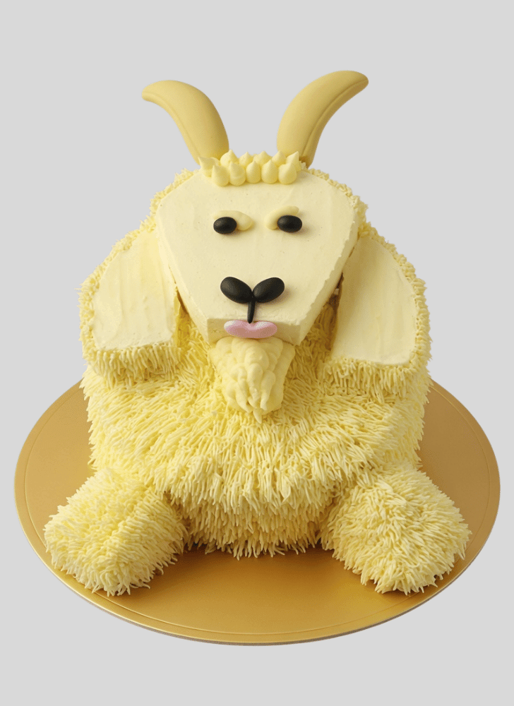 Elegant Goat Cake