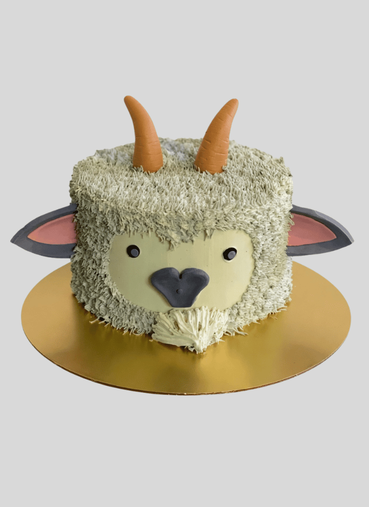 Good Looking Goat Cake