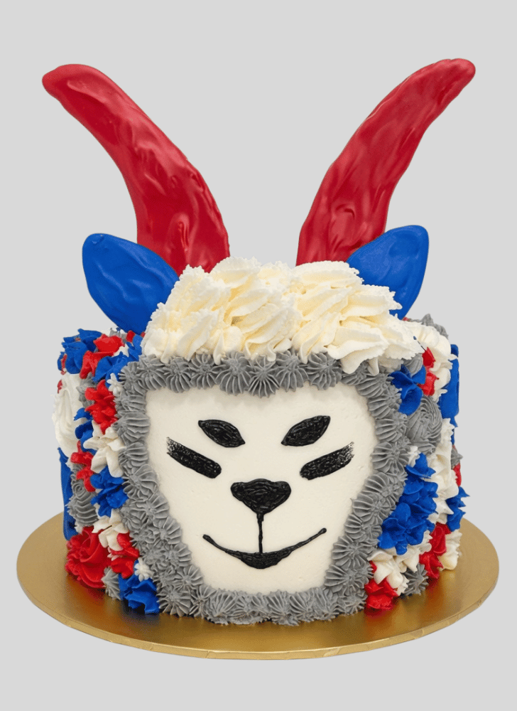 Inviting Goat Cake