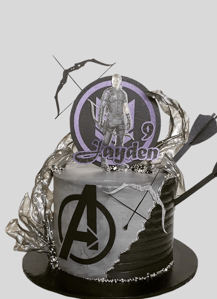 Delicate Hawkeye Cake