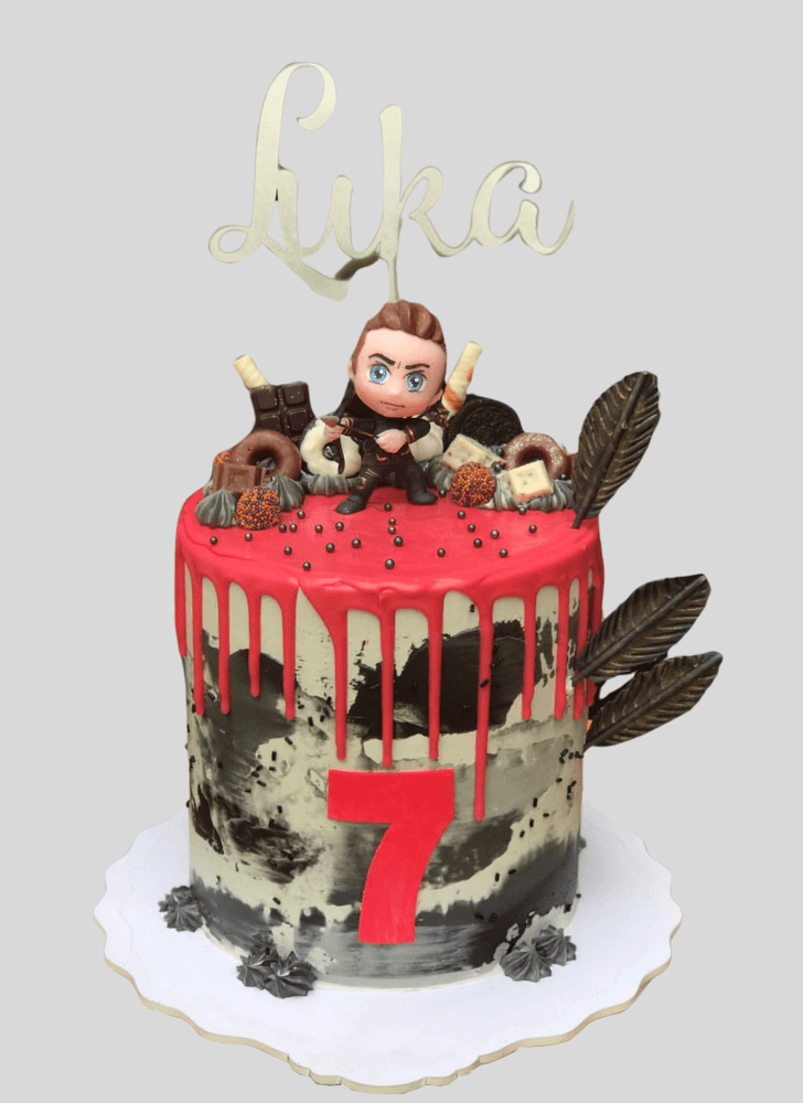 Magnetic Hawkeye Cake