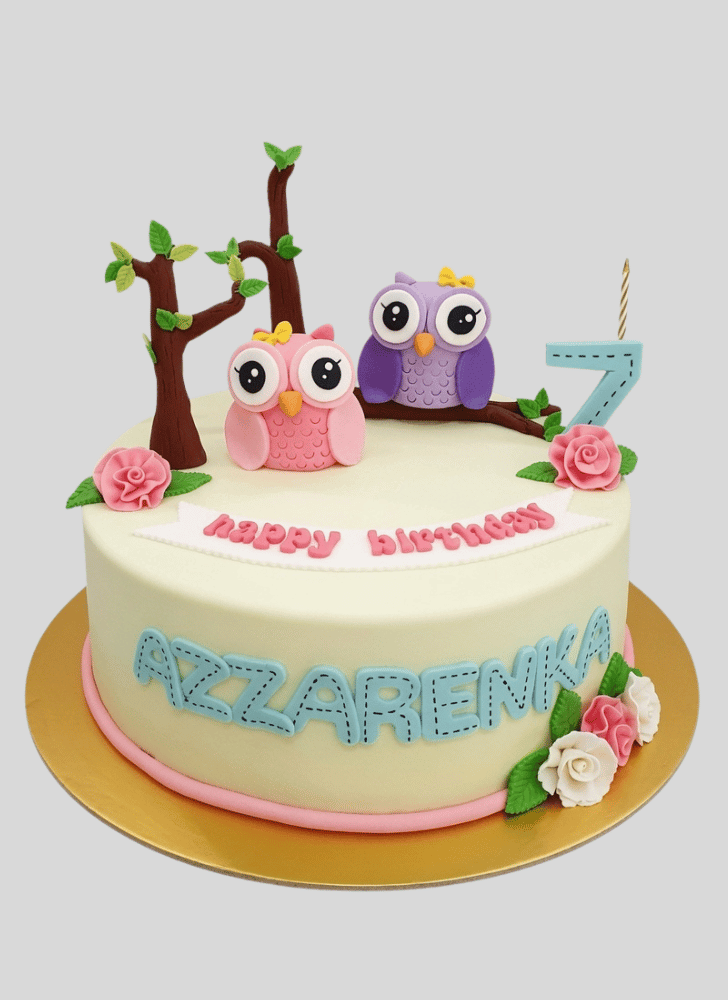 Fascinating Owl Cake