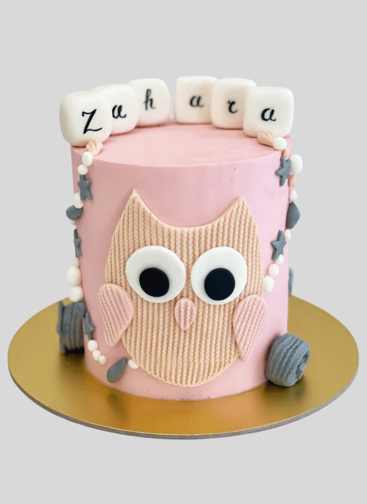 Radiant Owl Cake