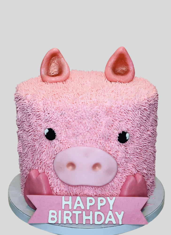 Admirable Pig Cake Design