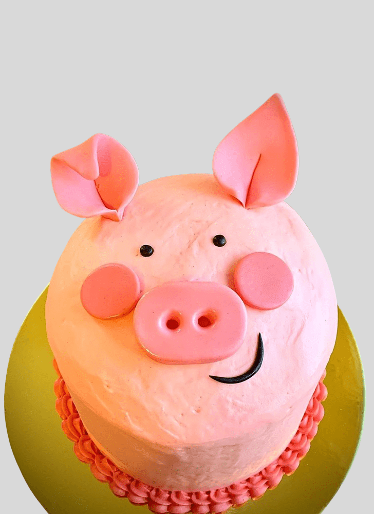 Alluring Pig Cake