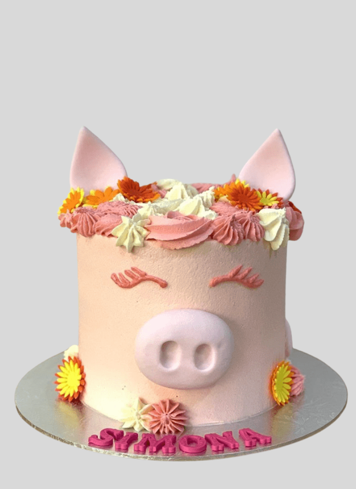 Handsome Pig Cake