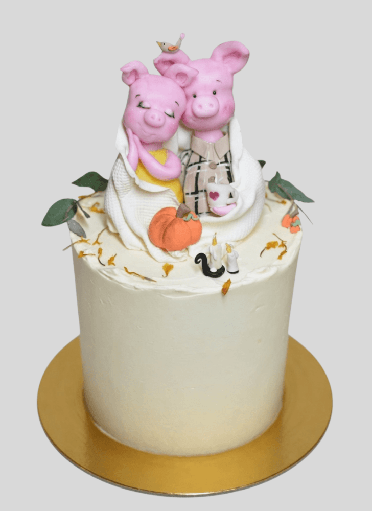 Inviting Pig Cake