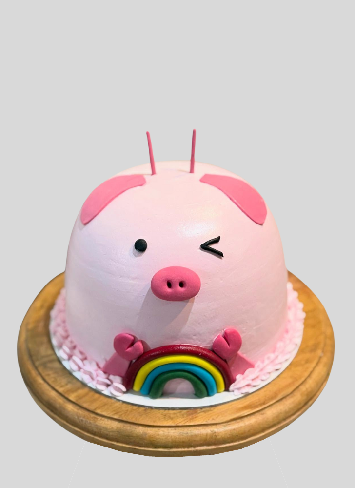 Resplendent Pig Cake