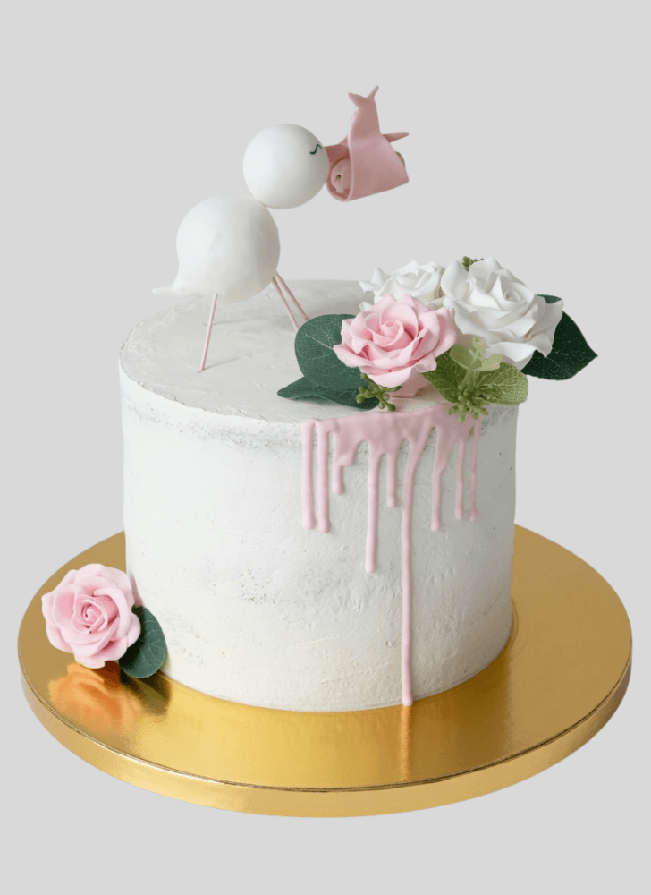 Charming Stork Cake